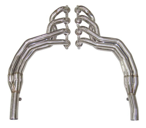 Pypes Performance Exhaust Exhaust Header 10-14 Camaro 1 3/4 in Primary 2.50 in Collector Long Tube Hardware Incl Polished 304 Stainless Steel Pypes Exhaust