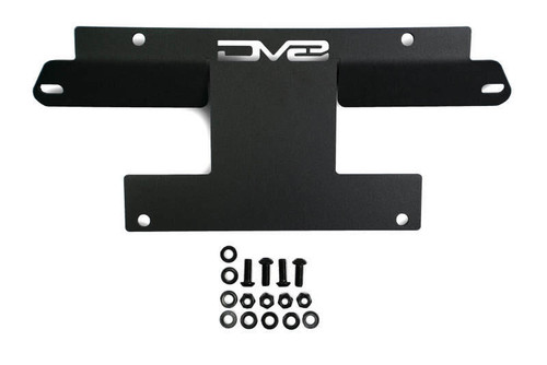 DV8 Offroad 21-22 Ford Bronco Factory Front Bumper Licence Relocation Bracket - Front - LPBR-01