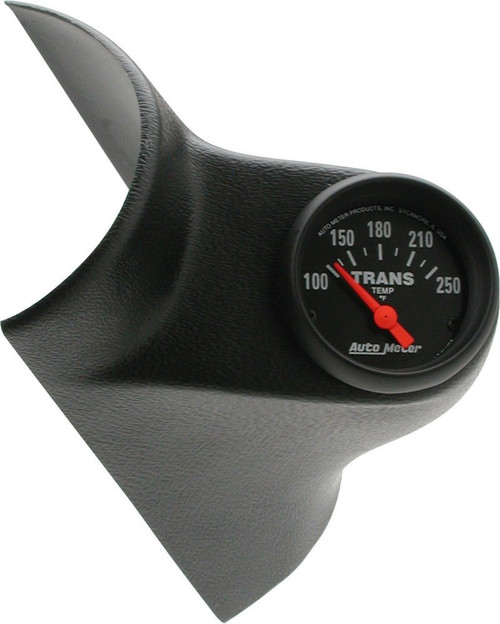 Autometer Z Series 52.4mm 100-250 Degrees F Transmission Gauge and Gauge Pillar Mount - 7090