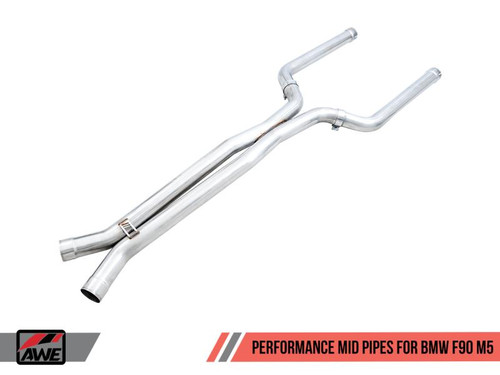 Awe Tuning AWE Tuning 18-19 BMW F90 M5 Non-Resonated Performance Mid Pipes - 3020-11024