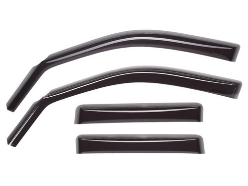 WeatherTech 00-07 Ford Focus Sedan ZTS/ZX4 Front and Rear Side Window Deflectors - Dark Smoke - 82242