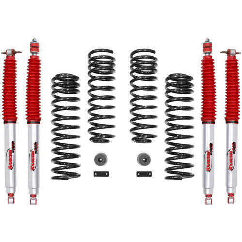 Rancho 07-17 Jeep Wrangler Front and Rear Suspension System - Master Part Number / One Box - RS66118BR9
