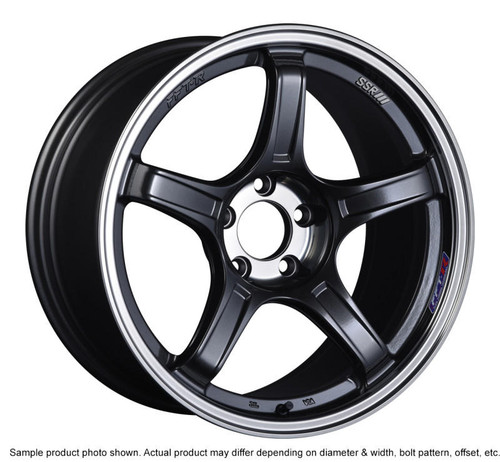 SSR GTX03 18x10.5 5x114.3 22mm Offset Black Graphite Wheel - XC181052205GGM