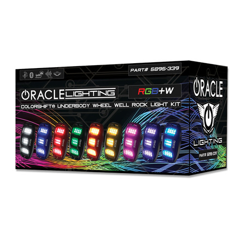 Oracle Underbody  RGB+W Wheel Well Rock Light Kit - 4 PCS - ColorSHIFT - 5895-339 Photo - in package