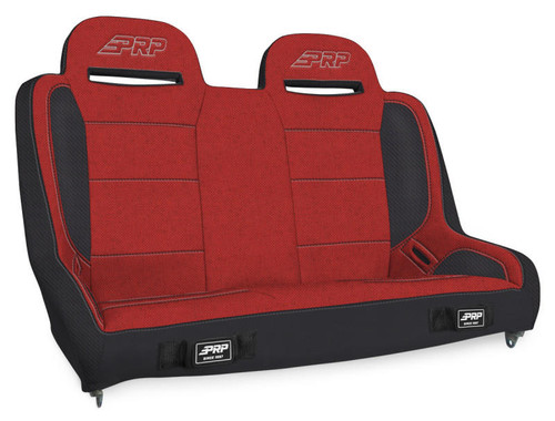 PRP Seats PRP Jeep Wrangler JKU/JLU Elite Series Rear Bench- Red - A9240-47-72