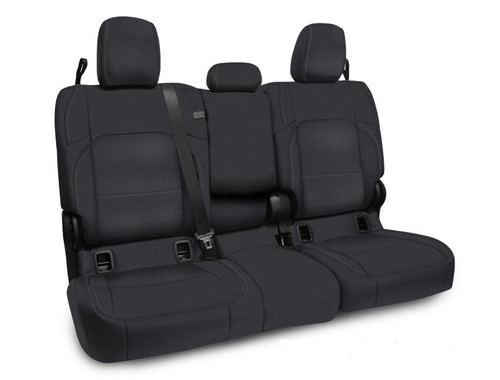 PRP Seats PRP 2020 Jeep Gladiator JT Rear Bench Cover with Leather Interior - All Black - B056-02