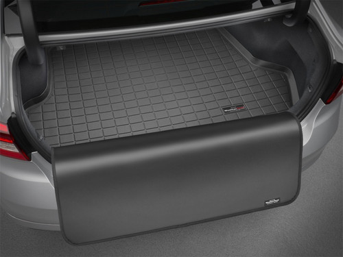 WeatherTech 2015+ Ford Mustang Cargo Liner With Bumper Protector- Black - 40727SK Photo - Primary