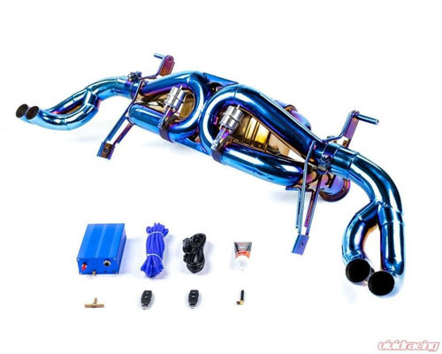 Vivid Racing VR Performance Audi R8 2020+ Blue Titanium Exhaust System - VR-R820-170T 