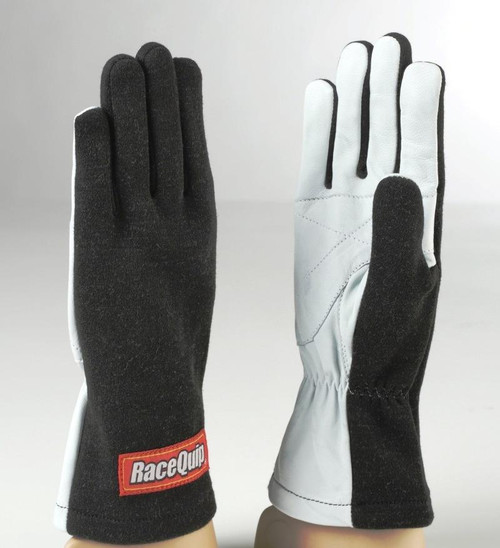 Racequip RaceQuip Black Basic Race Glove - Medium - 350003