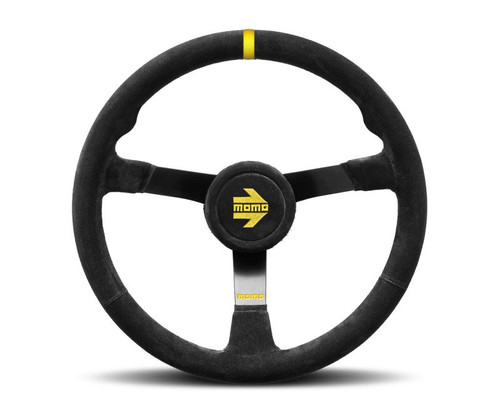 MOMO Momo MODN41 Steering Wheel 410 mm - Black Suede/Black Spokes/1 Stripe - R1971/41S 