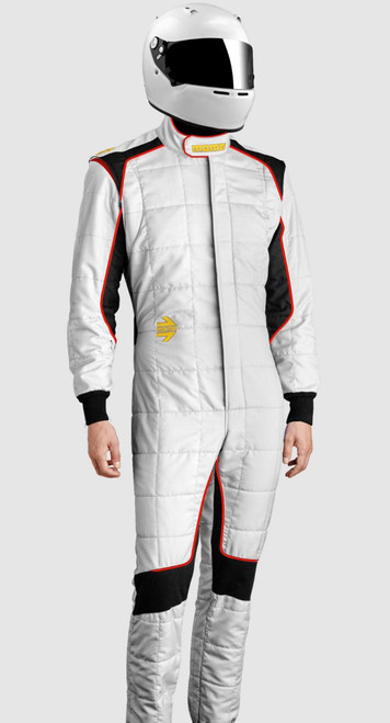 MOMO Momo Corsa Evo Driver Suits Size 60 (SFI 3.2A/5/FIA 8856-2000)-White - TUCOEVOWHT60 