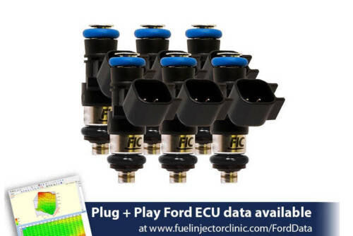  Fuel Injector Clinic 660CC Injector Set V6 11-17 Mustang 