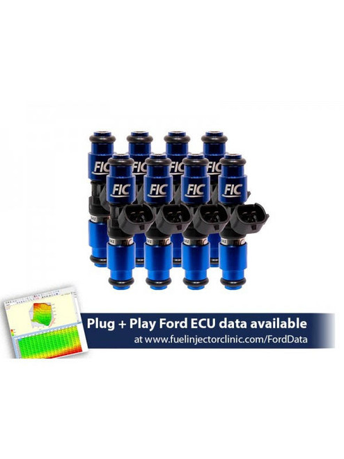  Fuel Injector Clinic 1200 CC Injector Set Mustang GT (2005+)/GT350 (2015-2016)/ Boss 302 (2012-2013)/Cobra (1999-2004) (HIGH-Z) 