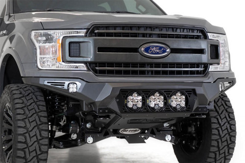  Addictive Desert Designs 18-20 Ford F-150 Bomber Front Bumper w/ 3 Baja Designs LP6 Mounts - F180014100103 