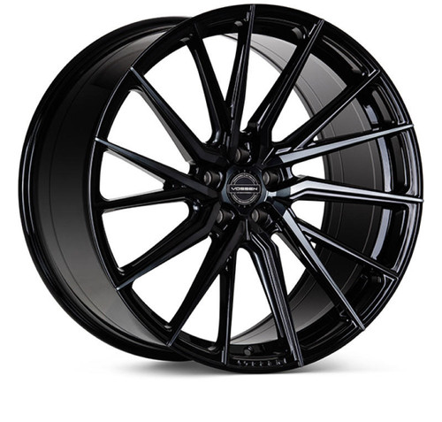  Vossen HF-4T 20x10 / 5x120 / ET45 / Deep Face / 72.56 - Tinted Gloss Black - Left - HF4T-0B05-L 