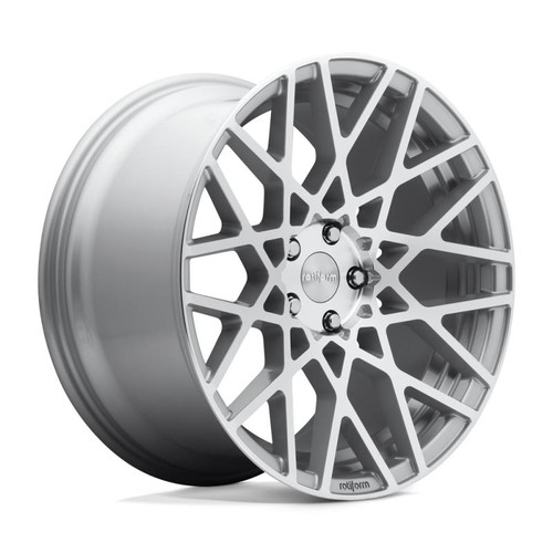  Rotiform R110 BLQ Wheel 18x8.5 5x112 45 Offset - Gloss Silver Machined - R1101885F8+45 