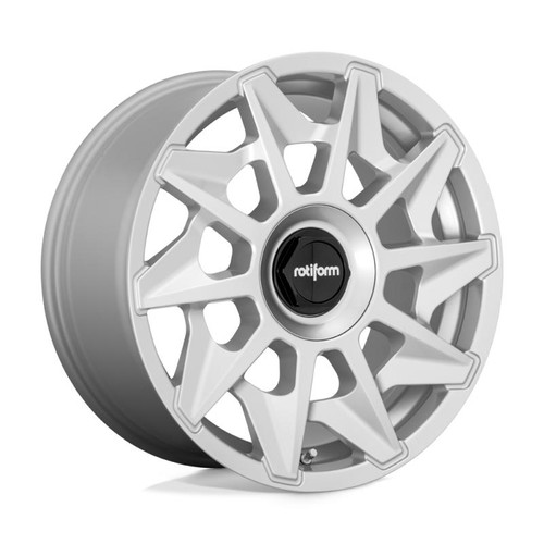  Rotiform R124 CVT Wheel 18x8.5 5x112 45 Offset - Gloss Silver - R124188543+45 