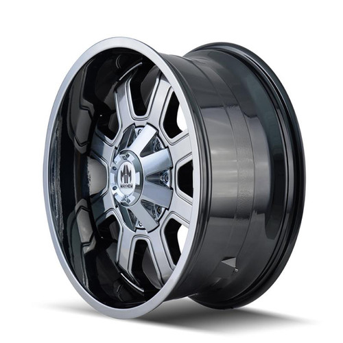  Mayhem 8103 Fierce 20x10 / 8x165.1 BP / -19mm Offset / 130.8mm Hub Chrome Wheel - 8103-2176C 