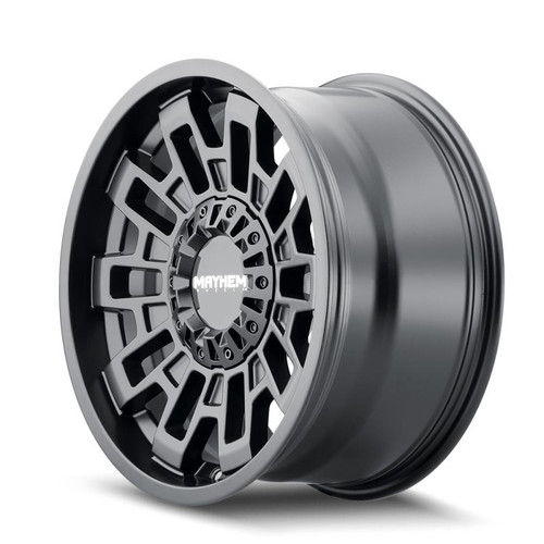  Mayhem 8113 Cortex 20x9 / 8x165.1 BP / 0mm Offset / 125.2mm Hub Matte Black Wheel - 8113-2981MB 