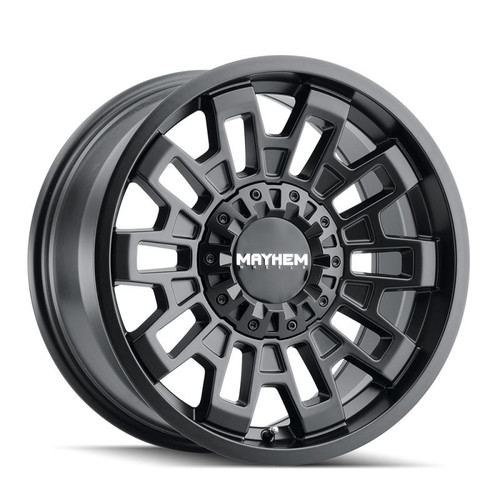  Mayhem 8113 Cortex 18x9 / 6x135 BP / 0mm Offset / 106mm Hub Matte Black Wheel - 8113-8937MB 