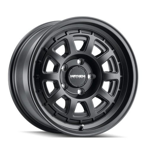  Mayhem 8303 Voyager 15x7 / 5x120 BP / 15mm Offset / 72.56mm Hub Matte Black Wheel - 8303-5712MB 