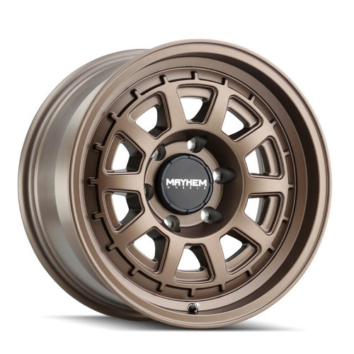  Mayhem 8303 Voyager 15x7 / 5x120 BP / 15mm Offset / 72.56mm Hub Dark Bronze Wheel - 8303-5712MZ 