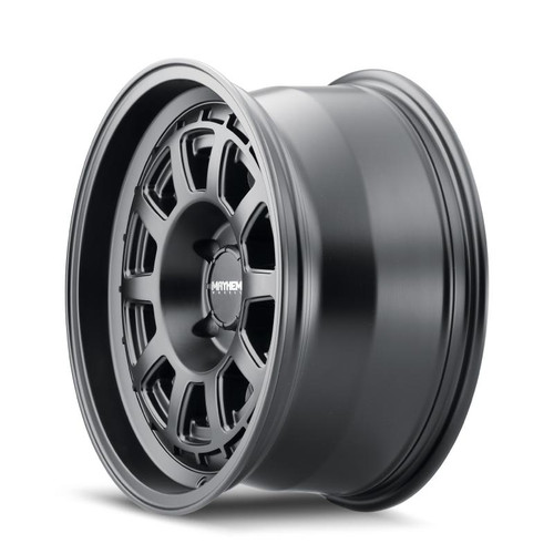  Mayhem 8303 Voyager 18x9 / 5x127 BP / 0mm Offset / 71.5mm Hub Matte Black Wheel - 8303-8973MB 