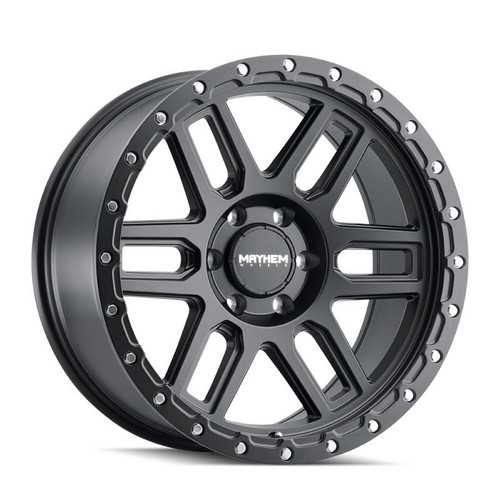  Mayhem 8304 Delta 17x9 / 5x127 BP / -12mm Offset / 78.1mm Hub Matte Black Wheel - 8304-7973MB12 