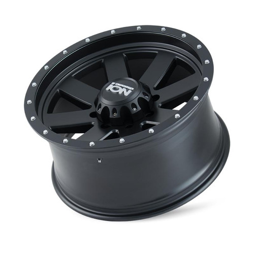 ION Wheels ION Type 134 17x8.5 / 6x139.7 BP / -6mm Offset / 106mm Hub Matte Black/Black Beadlock Wheel - 134-7883MB6 