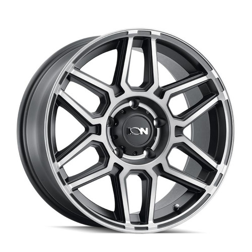 ION Wheels ION Type 146 20x10 / 6x135 BP / -19mm Offset / 87.1mm Hub Matte Black W/Machined Dart Tint Wheel - 146-2136TM19 