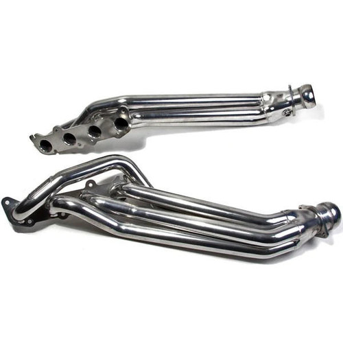  BBK 1-7/8 Long Tube Exhaust Headers Polished Silver Ceramic 11-23 Ford Mustang GT 