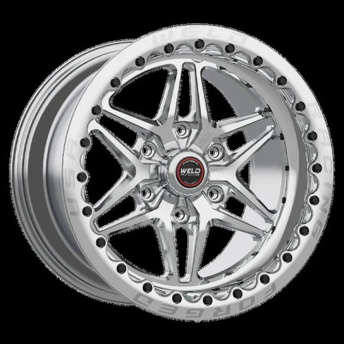 Weld S81 17x10 / 5x115 BP/ 6.7in. BS 30 ET Polished Wheel 3.18 ID (High Pad) - Single Beadlock - 81HP7100W67G Photo - Primary