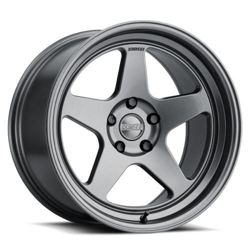 Kansei K12G Knp 17x9.5in / 5x120 BP / 12mm Offset / 72.56mm Bore - Gunmetal Wheel - K12G-179518+12 Photo - Primary