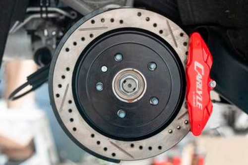 BMR 14-19 Chevrolet Corvette Brake Kit For 15in Conversion Drilled And Slotted Rotors/Red Calipers - DBK573 User 1