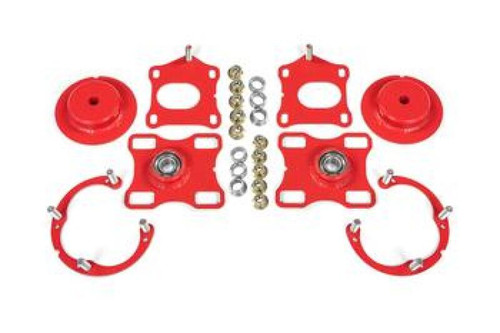 BMR 11-14 Ford Mustang / Shelby GT500 Caster Camber Plates - Red - WAK751R User 1