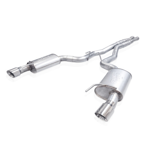 Stainless Works 2024 Mustang GT Catback Dual Tips Legend Sound H-Pipe Performance Connect Exhaust - M24CBHPCL