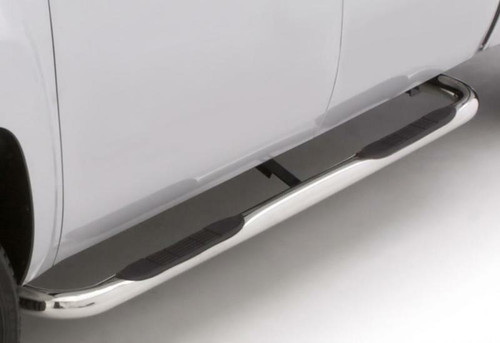 LUND Lund 09-17 Dodge Ram 1500 Quad Cab 3in Round Bent SS Nerf Bars - Polished - 22673783