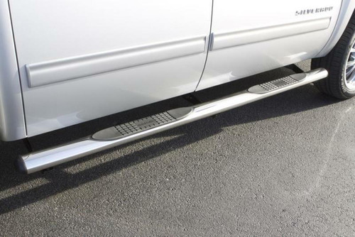LUND Lund 10-17 Dodge Ram 2500 Crew Cab 4in Oval Straight SS Nerf Bars - Polished - 23584781