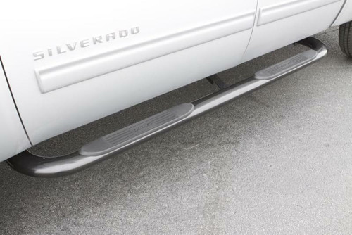 LUND Lund 09-17 Dodge Ram 1500 Quad Cab 4in Oval Curved SS Nerf Bars - Polished - 23274783