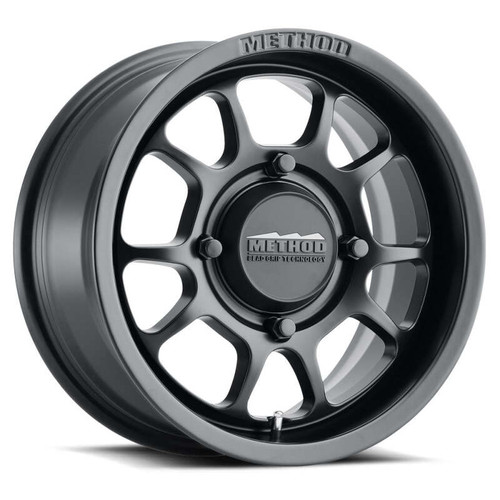 Method MR409 Bead Grip 15x7 / 5+2/38mm Offset / 5x4.5 / 72 CB Matte Black Wheel - MR40957012552 Photo - Primary