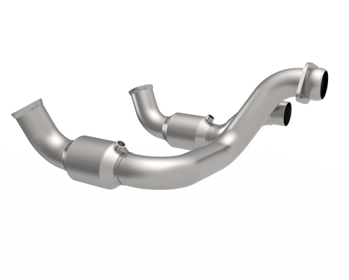 Kooks 20-22 Ford F250 7.3L V8 / Ford F350 7.3L V8 3in SS Green Connecting Pipes - 14003300 Photo - Primary