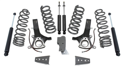 MaxTrac 09-18 RAM 1500 2WD 4.7L V8 7in/4.5in MaxPro Spindle Lift Kit w/MaxTrac Shocks - K882470 Photo - Primary