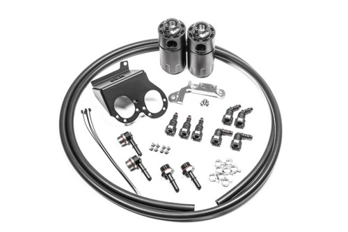 Radium 14-19 Chevrolet Corvette LT1 CCV Fluid Lock Dual Catch Can Kit - 20-0986-FL Photo - Primary