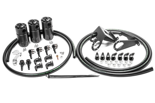 Radium 14-19 Chevrolet Corvette LT1 CCV Fluid Lock Triple Catch Can Kit - 20-0987-FL Photo - Primary