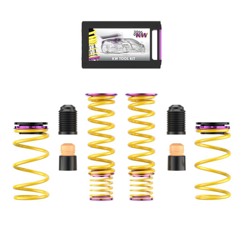 KW 2020+ Chevrolet Corvette C8 (w/ Electronic Dampers & OE Noselift) Height Adjustable Spring Kit - 25361034 Photo - Primary