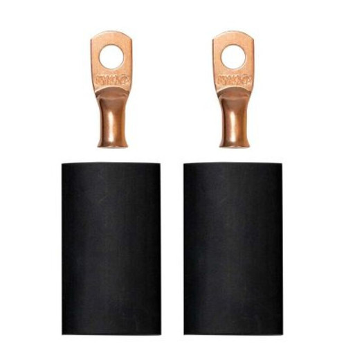 Moroso 1/4in Dia Stud 8 GA Wire Crimp/Solder Battery Cable Terminal Kit (2 Pack) - 74160 User 1