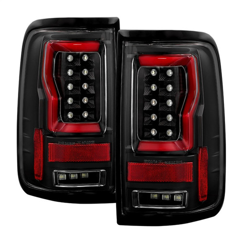 Spyder 04-08 Ford F150 Styleside Version 2 LED Tail Lights - Black (ALT-YD-FF15004V2-RBLED-BK) - 5089489 Photo - Primary
