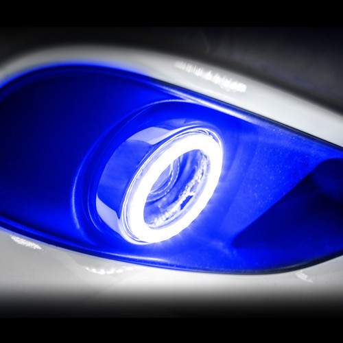 Oracle 14-15 Chevrolet Camaro Surface Mount LED Projector Fog Light Halo Kit - Blue - 1190-002 User 1
