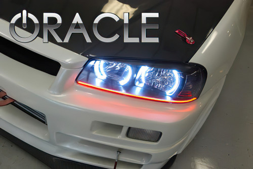 Oracle 98-01 Nissan Skyline LED Headlight Halo Kit - Blue - 2501-002 Photo - lifestyle view