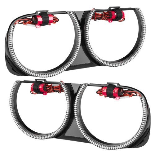 Oracle 15-23 Dodge Challenger Pre-Installed LED Halo Headlight Bezel - Amber - 7739-005 Photo - Primary